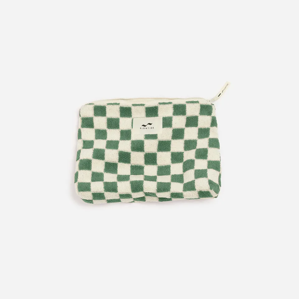 slowtide-mate-terry-pouch-sage-neceser-de-playa-texturizado-en-terry-con-interio image 1