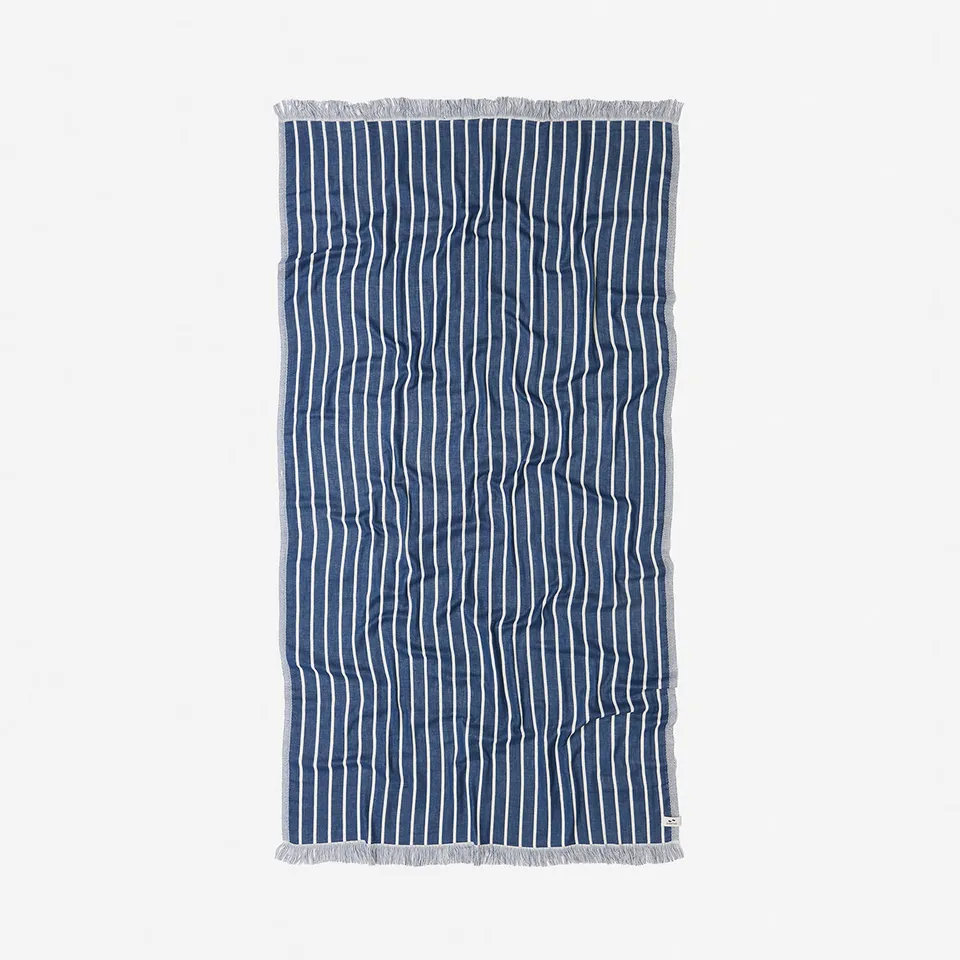 slowtide-koko-driftweave-toalla-turca-de-playa-navy-rayas-azul-marino-y-blanco-l image 1