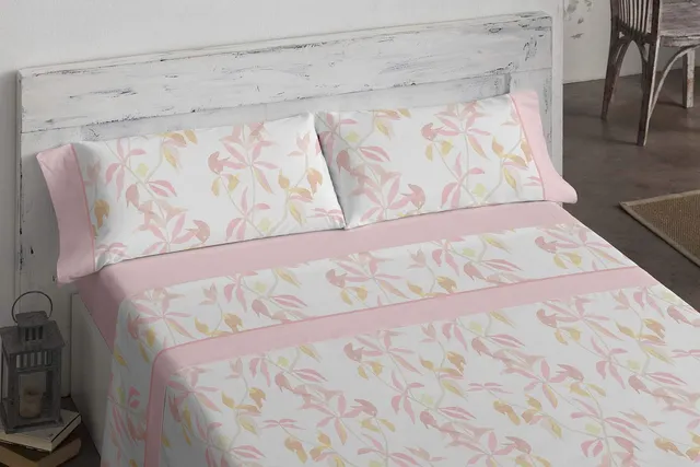burrito-blanco-juego-de-s-banas-609-coral-100-algod-n-cama-de-180-estampado-de-h image 1