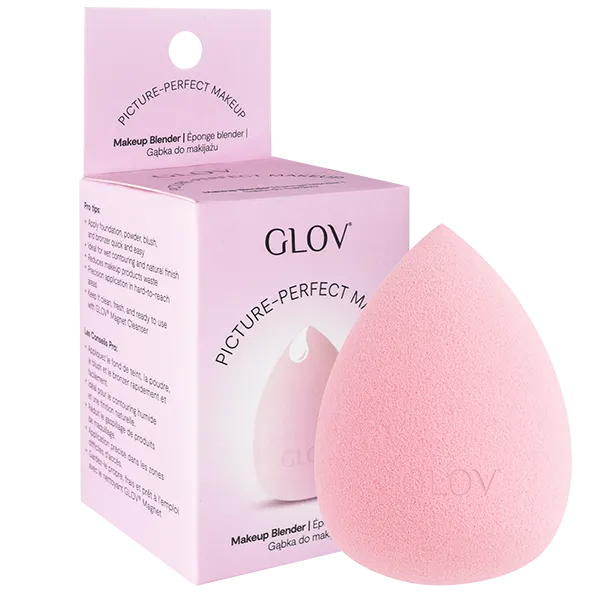 glov-makeup-sponge-esponja-de-maquillaje-con-forma-de-mango-color-rosa image 1