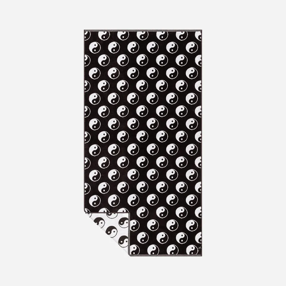 slowtide-sun-moon-toalla-de-playa-tejida-premium-500-gsm-jacquard-76-x-152-cm image 1