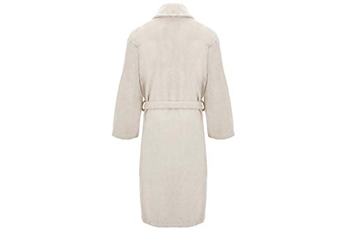 burrito-blanco-albornoz-de-ba-o-rizo-100-algod-n-410-g-m-beige-080-talla-m-cuell image 5
