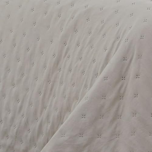 burrito-blanco-colcha-de-verano-coverlet-149-gris-cama-de-90-cm-acolchada-ligera image 6