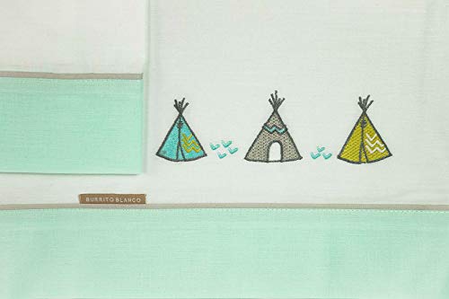 burrito-blanco-s-banas-cuna-maxicuna-y-minicuna-bordadas-216-verde-algod-n-100-c image 5