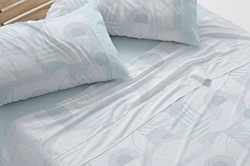burrito-blanco-s-banas-juveniles-034-azul-juego-de-s-banas-135-cm-algod-n-poli-s image 7