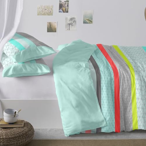 burrito-blanco-juego-de-funda-n-rdica-dise-o-119-agua-para-cama-de-135-cm-50-alg image 8
