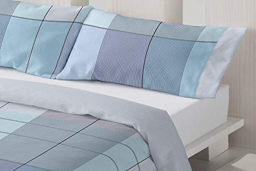 burrito-blanco-funda-n-rdica-juvenil-duo-504-azul-para-cama-de-135-cm-estilo-mon image 4