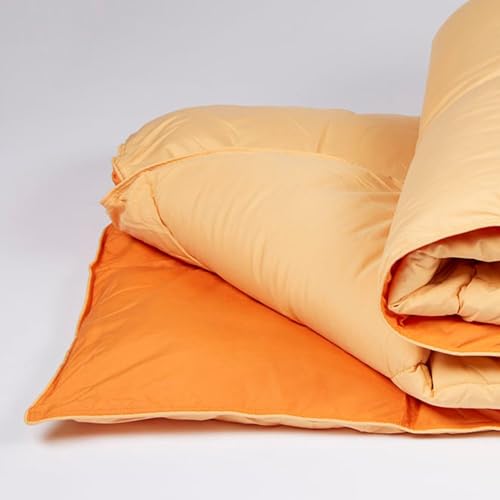 burrito-blanco-edred-n-juvenil-bicolor-naranja-melocot-n-251-para-cama-135-140-c image 6
