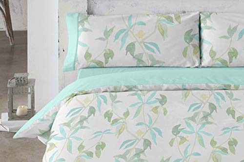 burrito-blanco-funda-n-rdica-609-turquesa-100-algod-n-cama-de-135-estampado-de-h image 4