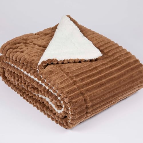 burrito-blanco-manta-camel-059-doble-cara-manta-plaid-230x240-cm-para-cama-doble image 6