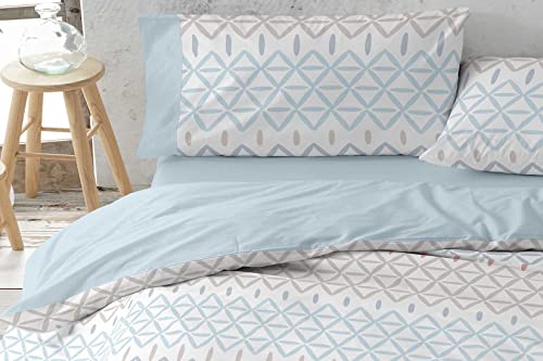burrito-blanco-615-azul-juego-de-funda-n-rdica-en-100-algod-n-para-cama-de-135-c image 7