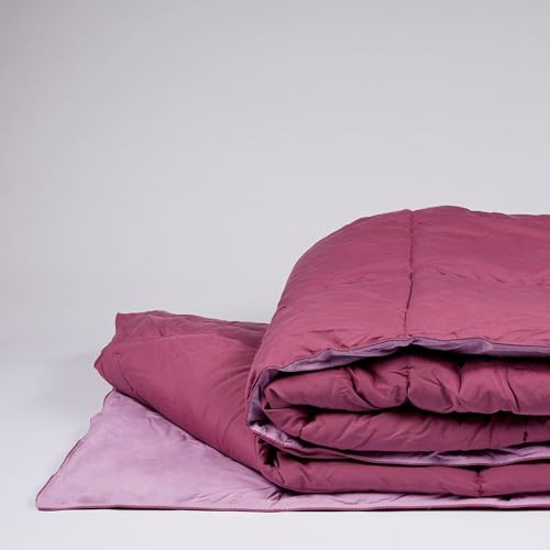 burrito-blanco-edred-n-juvenil-bicolor-morado-malva-251-cama-80-90-160x220-cm-do image 6