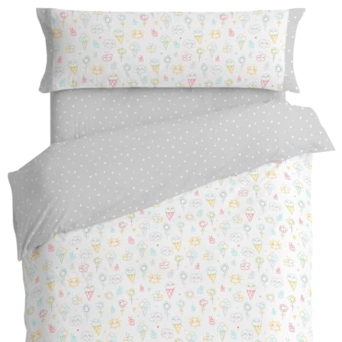 burrito-blanco-funda-n-rdica-infantil-cama-90-dise-o-016-gris-algod-n-100-con-ba image 5