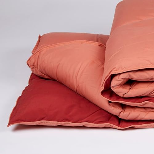 burrito-blanco-edred-n-juvenil-bicolor-rosa-palo-teja-251-para-cama-135-140-cm-2 image 6