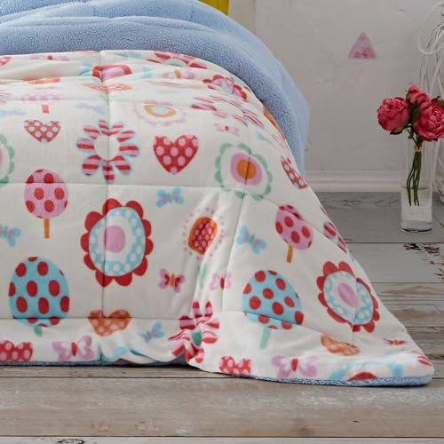 burrito-blanco-edred-n-invierno-reversible-borreguito-cama-90-rosa-relleno-210-g image 6