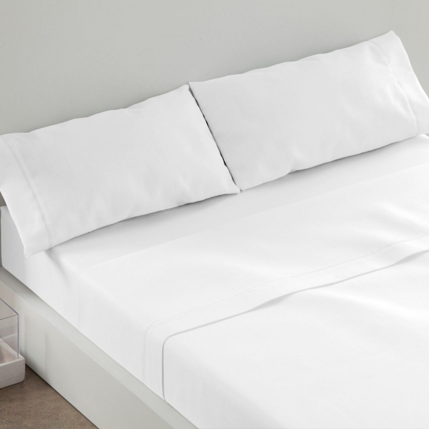 burrito-blanco-juego-de-s-banas-celeste-241-cama-de-90-cm-3-piezas-mezcla-algod- image 6