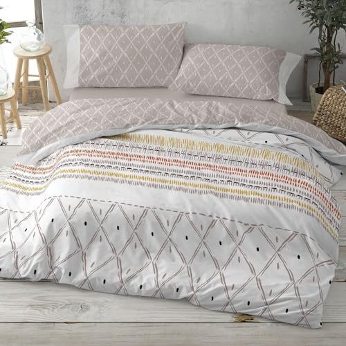 burrito-blanco-funda-n-rdica-estampada-130-tierra-para-cama-de-135-cm-reversible image 8