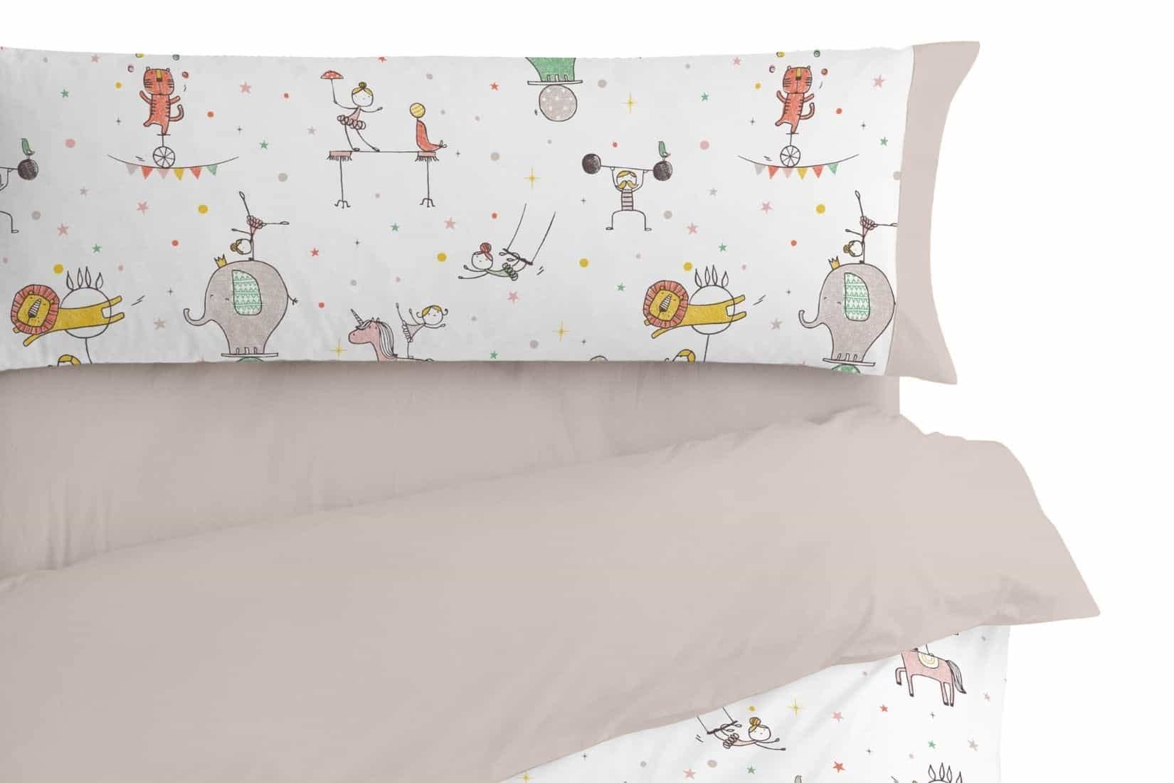 burrito-blanco-juego-de-funda-n-rdica-infantil-176-beige-conjunto-n-rdico-circo- image 2