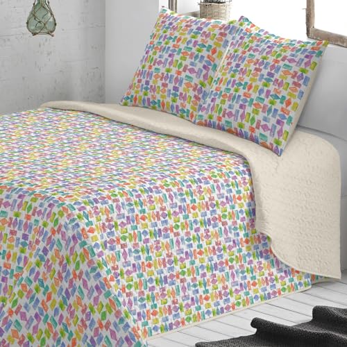 burrito-blanco-colcha-bout-cama-90-acolchada-ligera-de-microfibra-estampado-gema image 6