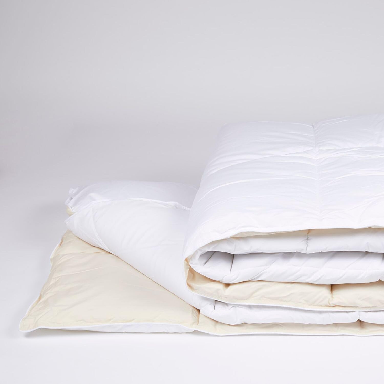 burrito-blanco-edred-n-juvenil-251-bicolor-blanco-crudo-160x220-cm-para-cama-de- image 2