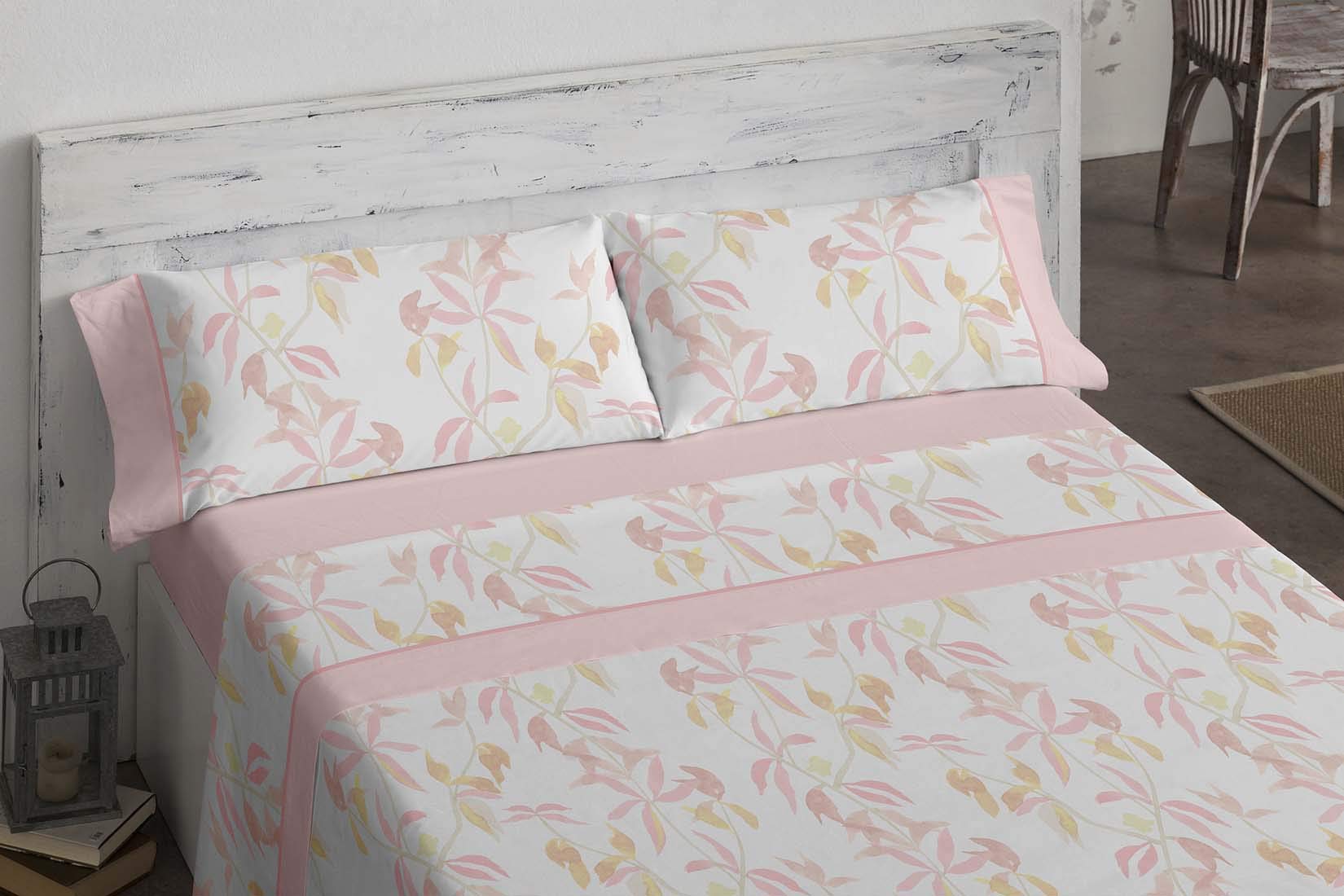 burrito-blanco-juego-de-s-banas-609-coral-100-algod-n-cama-de-180-estampado-de-h image 1