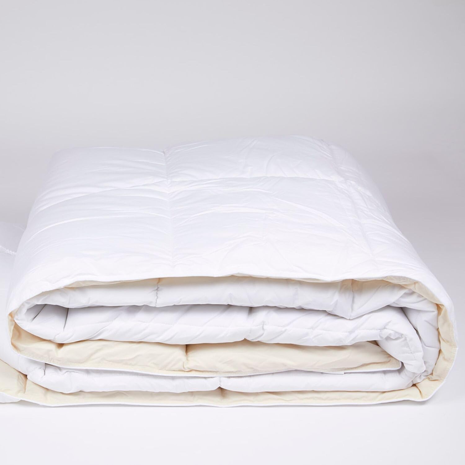 burrito-blanco-edred-n-juvenil-251-bicolor-blanco-crudo-160x220-cm-para-cama-de- image 1