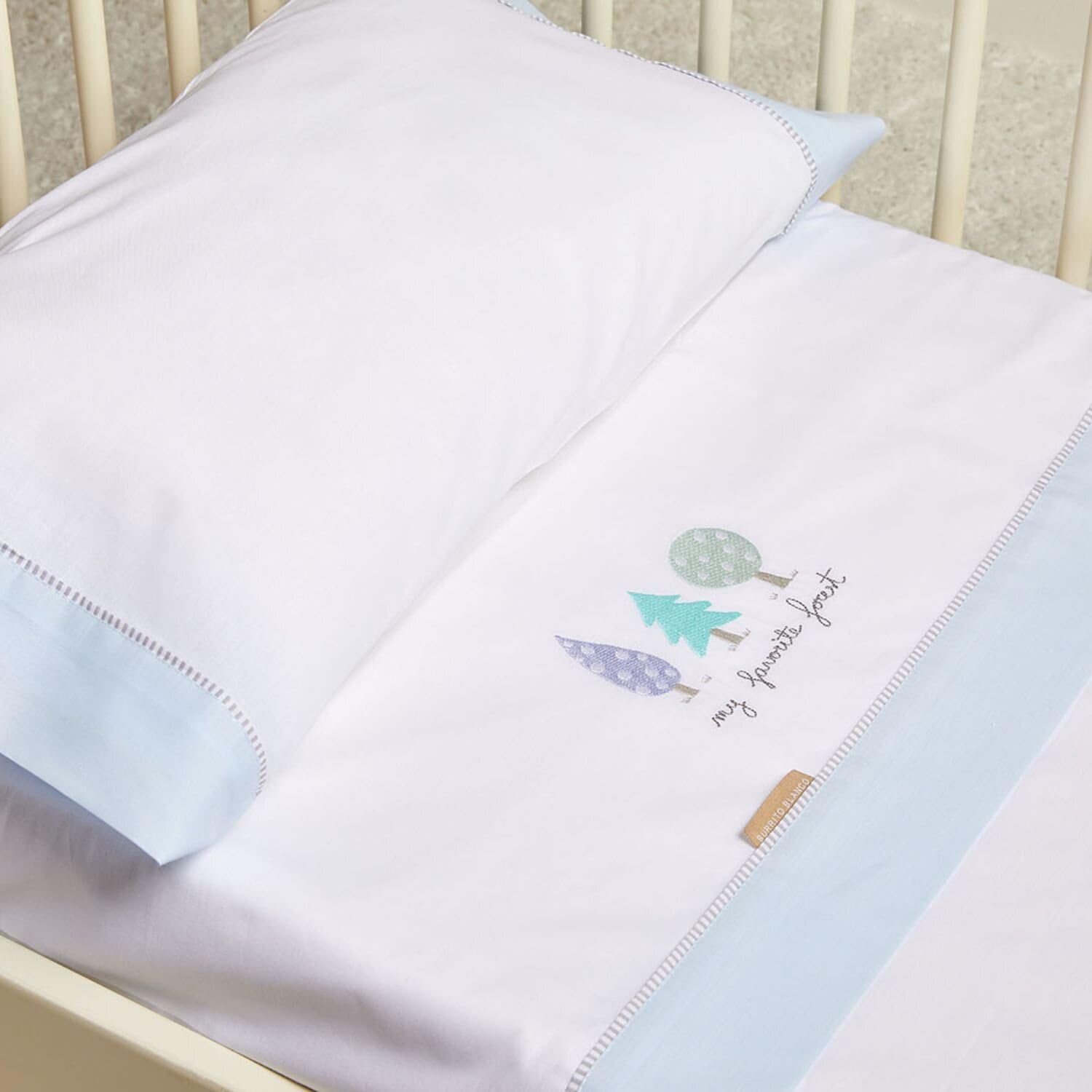burrito-blanco-s-banas-cuna-bordadas-213-azul-para-maxicuna-de-70-cm-juego-3-pie image 1
