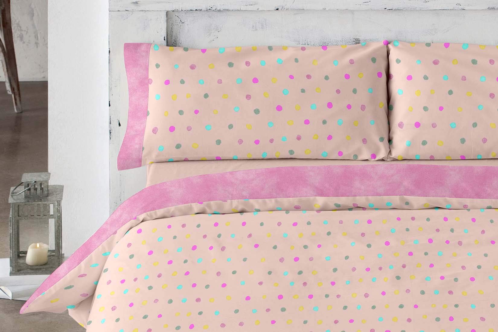 burrito-blanco-juveniles-113-rosa-juego-de-funda-n-rdica-estampada-para-cama-de- image 2