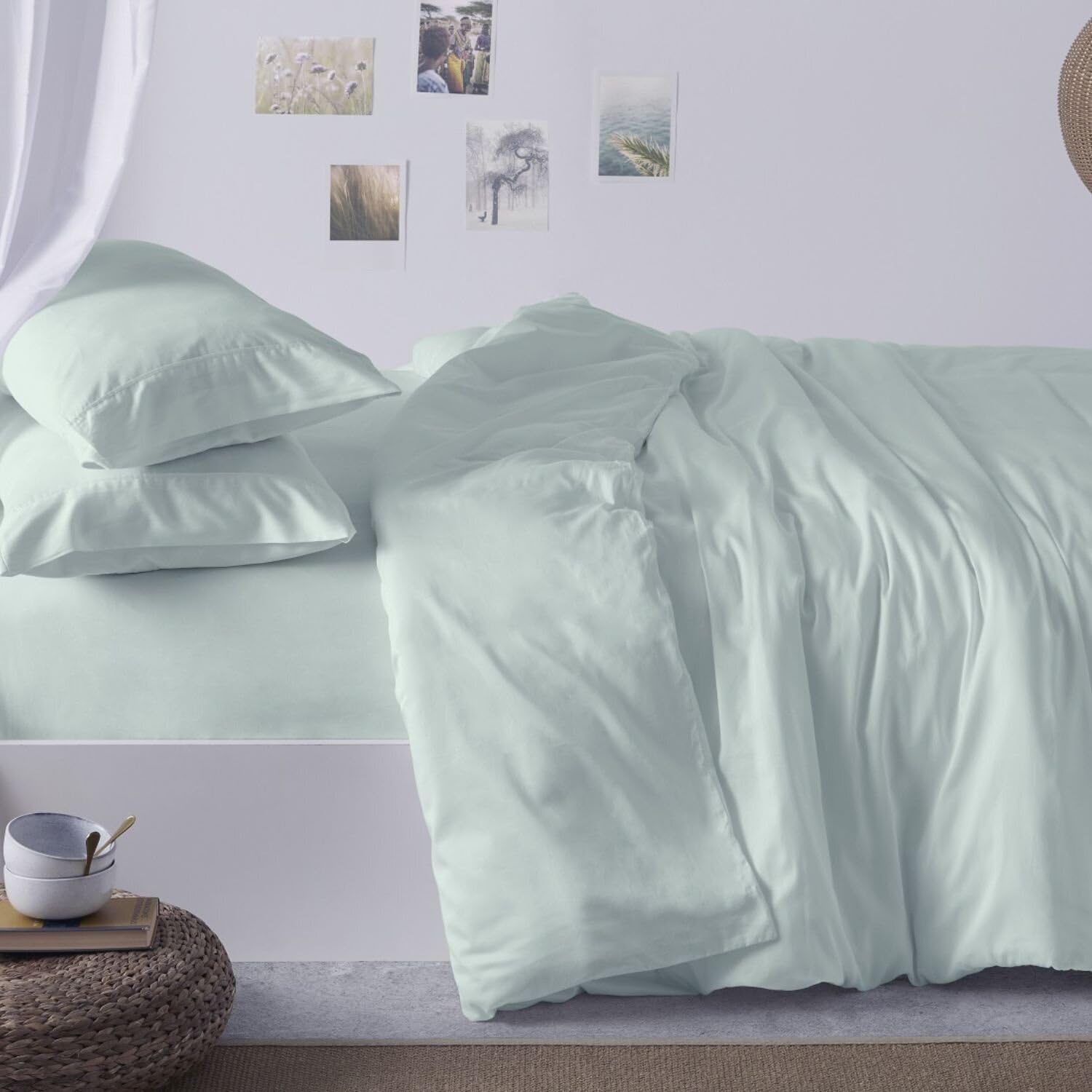burrito-blanco-funda-n-rdica-lisos-coordinables-menta-cama-de-90-cm-100-algod-n- image 1