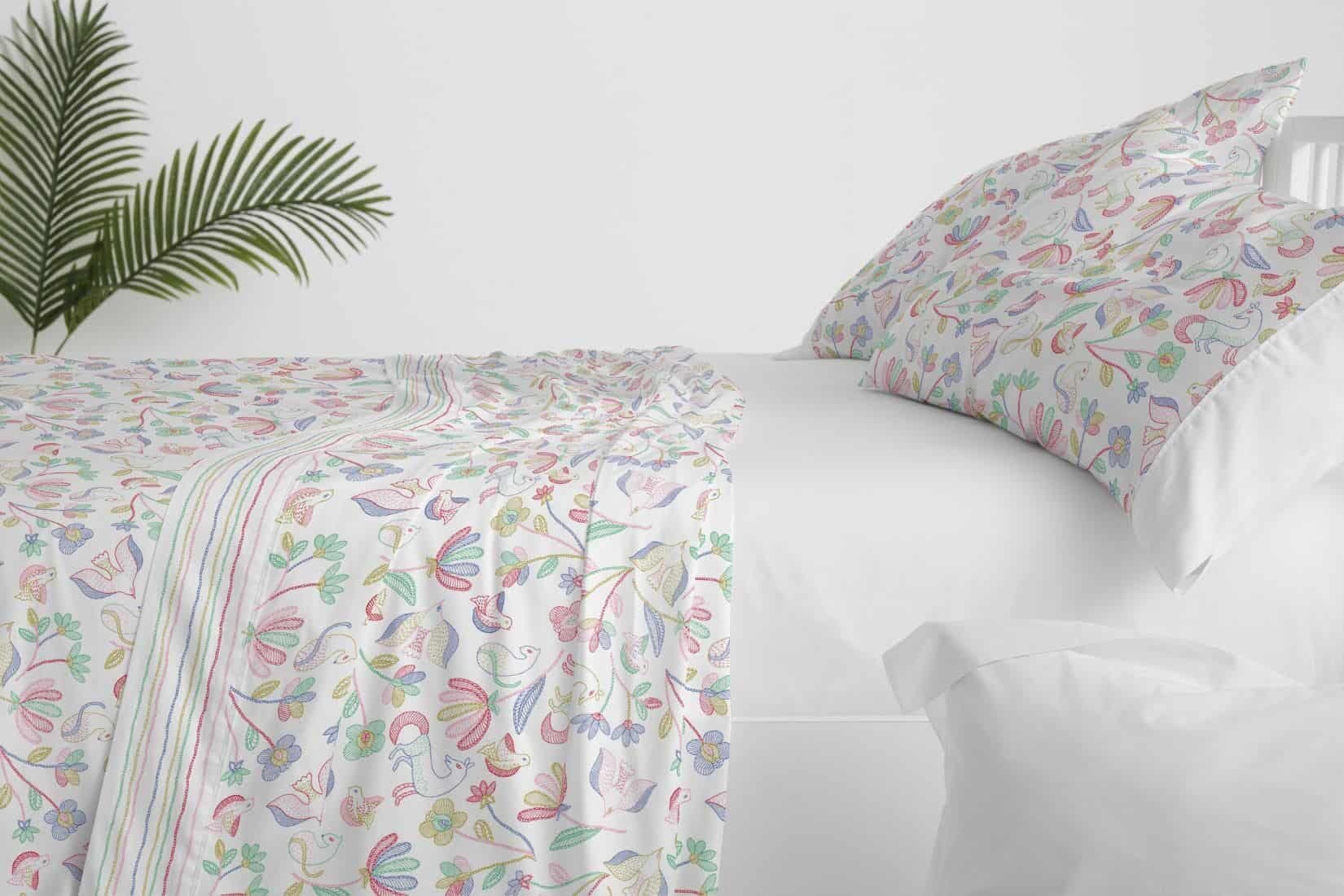 burrito-blanco-juego-de-s-banas-cama-90-dise-o-131-multicolor-50-algod-n-50-poli image 5