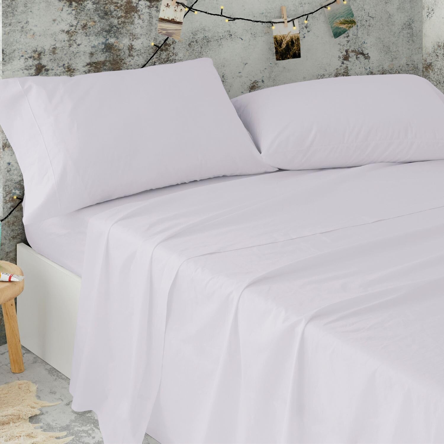 burrito-blanco-s-banas-de-hosteler-a-gris-juego-de-s-banas-cama-90-individual-14 image 1