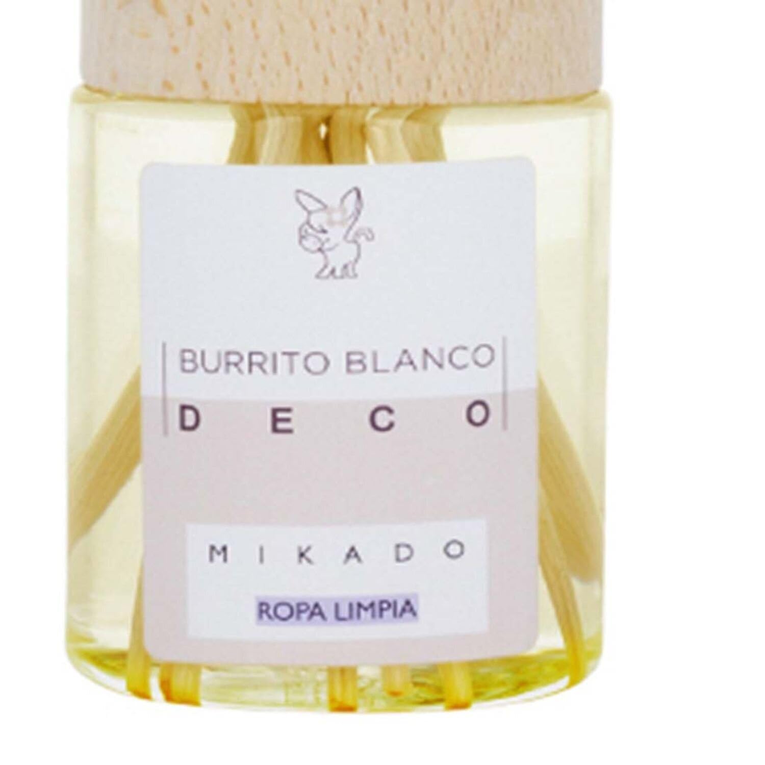 burrito-blanco-mikado-ropa-limpia-ambientador-de-varillas-100-ml-con-difusor-mik image 2
