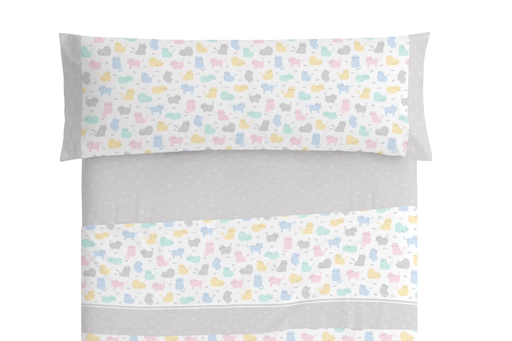 burrito-blanco-s-banas-infantiles-algod-n-015-multi-juego-de-s-banas-90-cm-100-a image 1