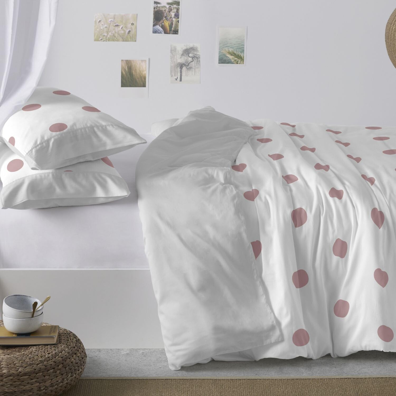 burrito-blanco-funda-n-rdica-juvenil-129-gris-para-cama-de-135-cm-juego-con-fund image 3