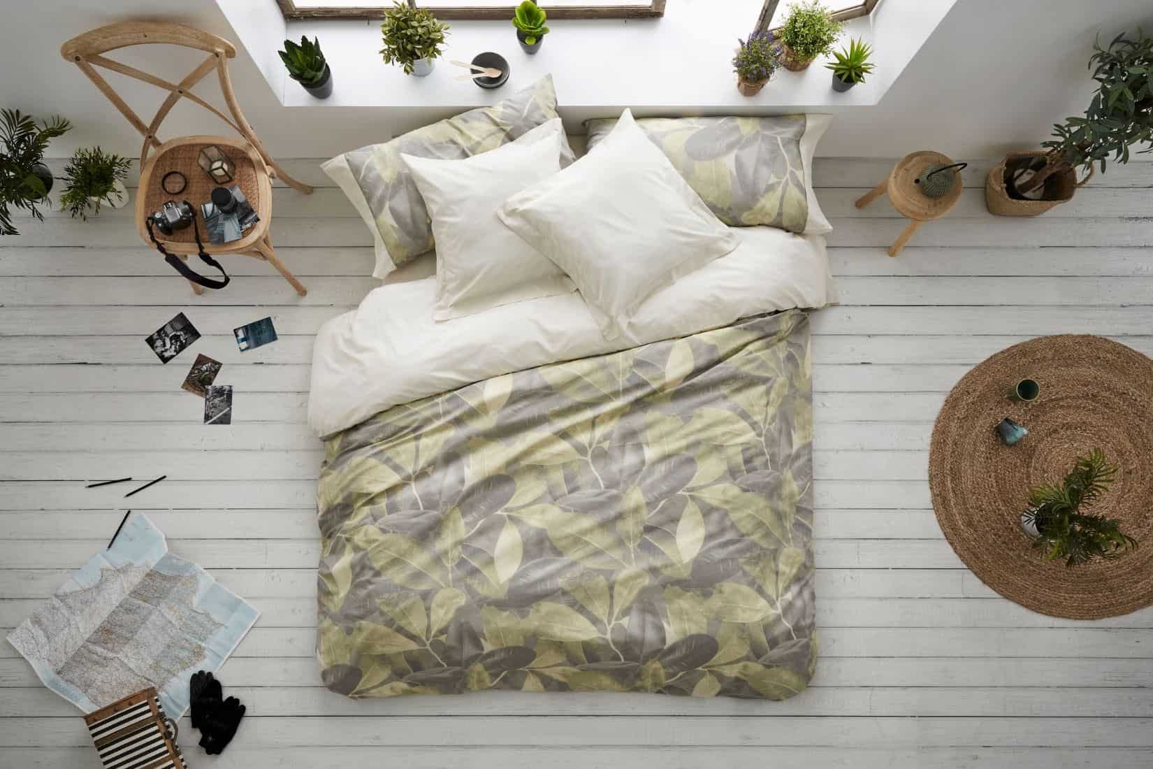 burrito-blanco-funda-n-rdica-de-dise-o-036-oliva-cama-135-juego-completo-con-fun image 1