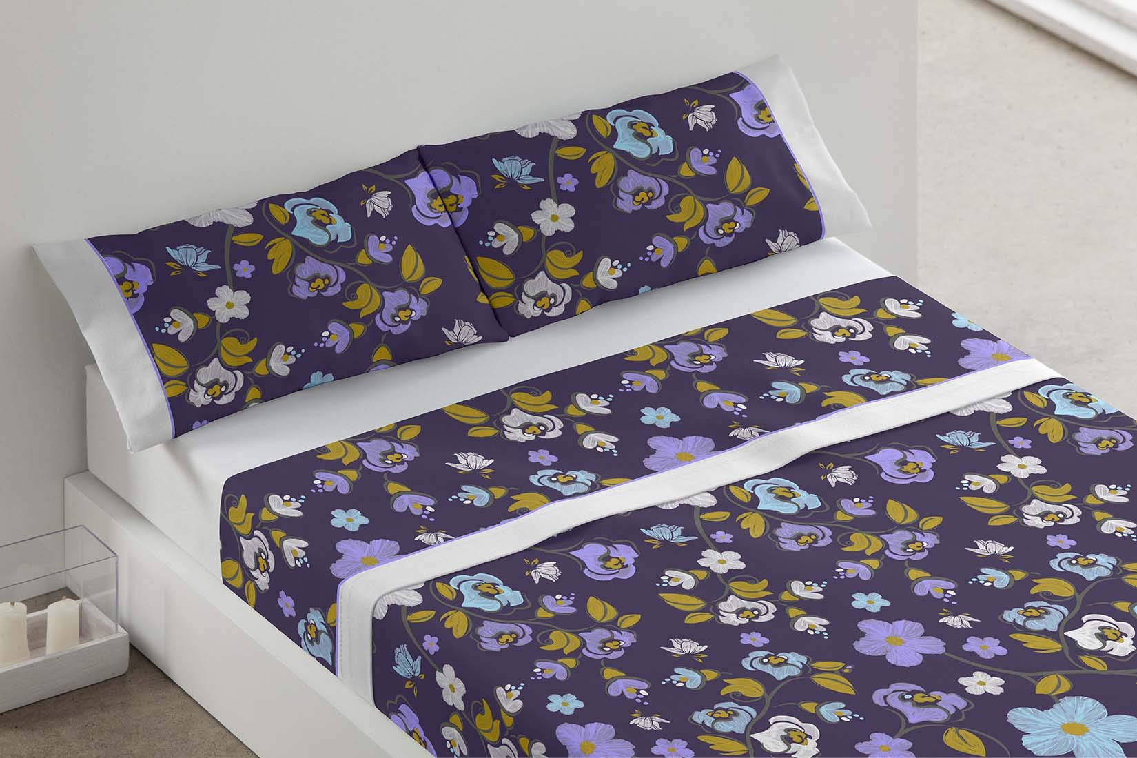 burrito-blanco-679-granate-juego-de-s-banas-estampado-floral-para-cama-de-90-cm- image 3