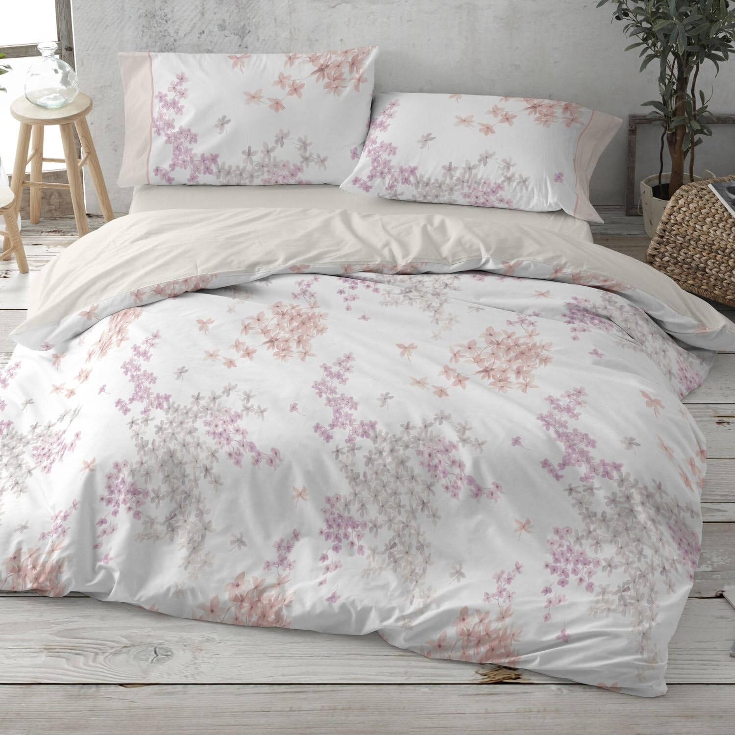 burrito-blanco-dise-o-525-crema-juego-de-funda-n-rdica-para-cama-de-90-cm-en-mez image 1