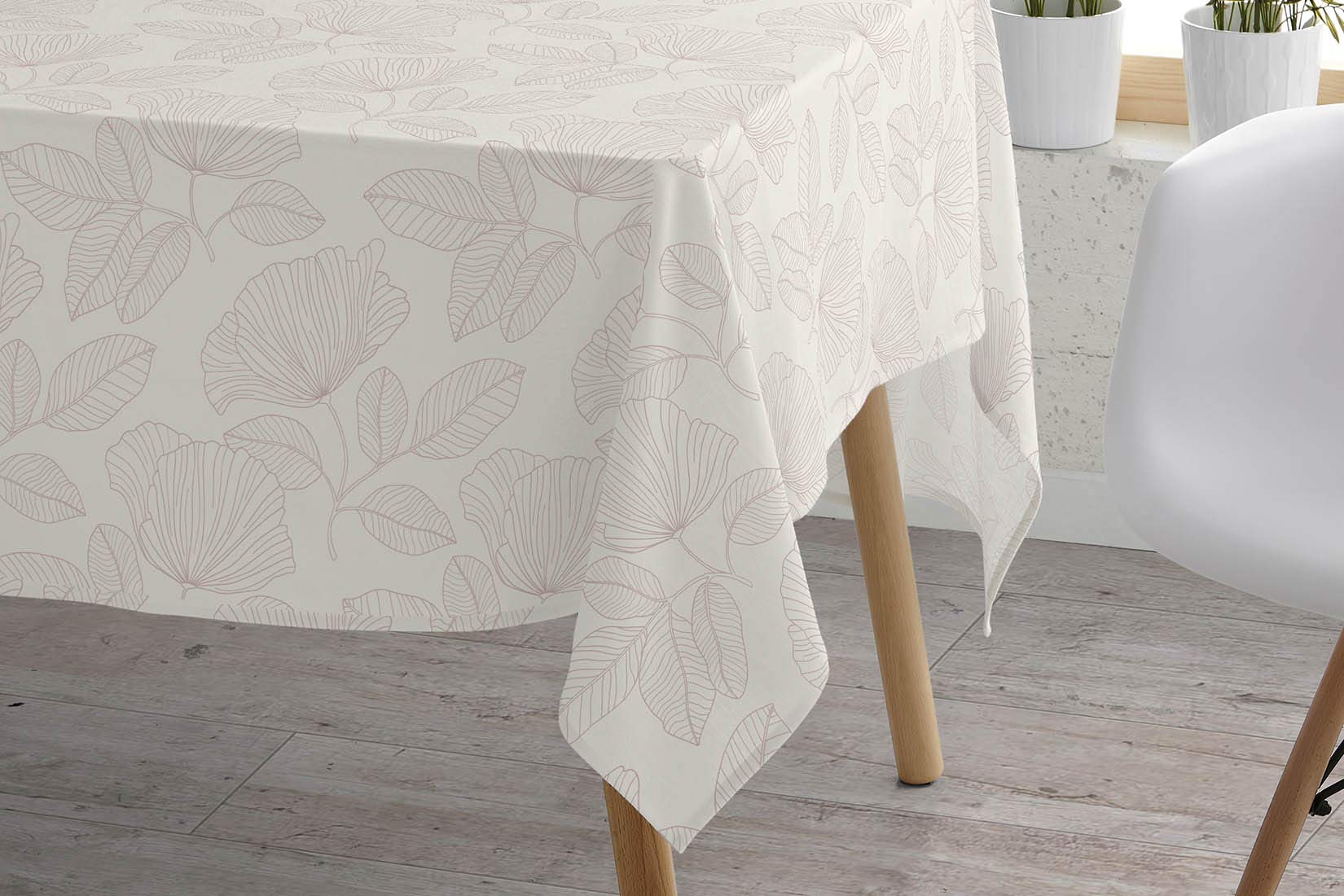burrito-blanco-mantel-antimanchas-tefl-n-103-nude-160-cm-mantel-redondo-algod-n- image 2