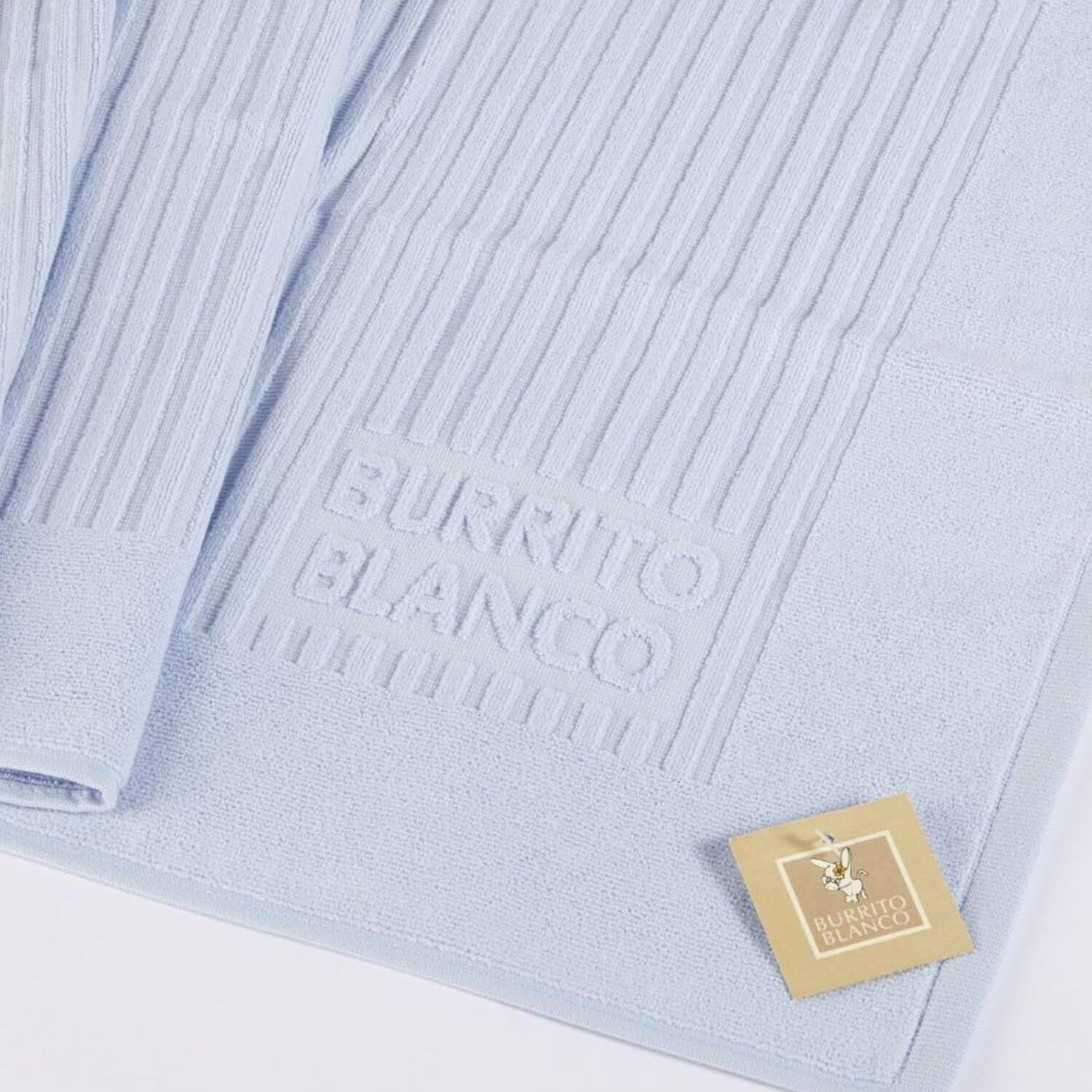 burrito-blanco-alfombra-de-ba-o-rizo-algod-n-azul-claro-50-50x80-cm-750-grs-m-ta image 2
