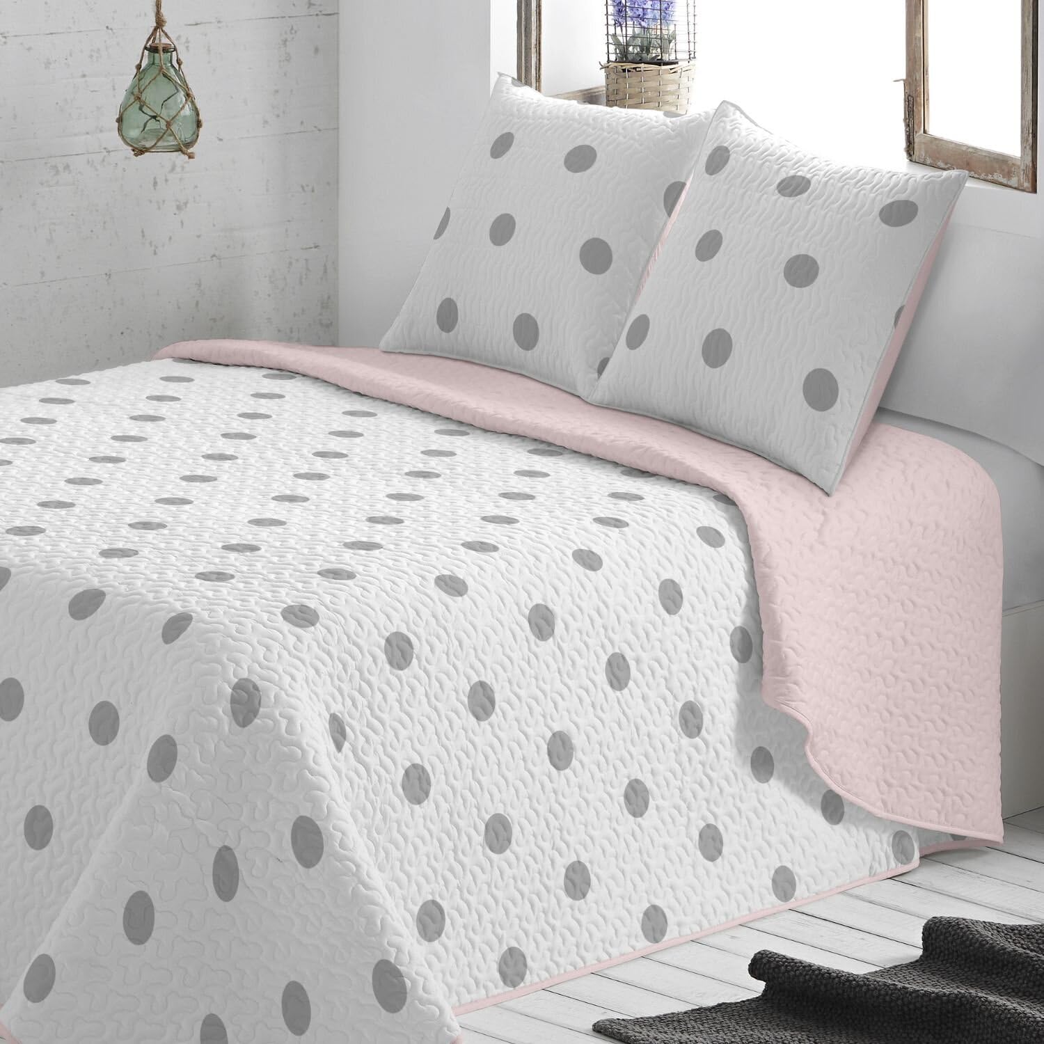 burrito-blanco-colcha-bout-129-rosa-colcha-bout-acolchada-juvenil-con-cuadrante- image 2