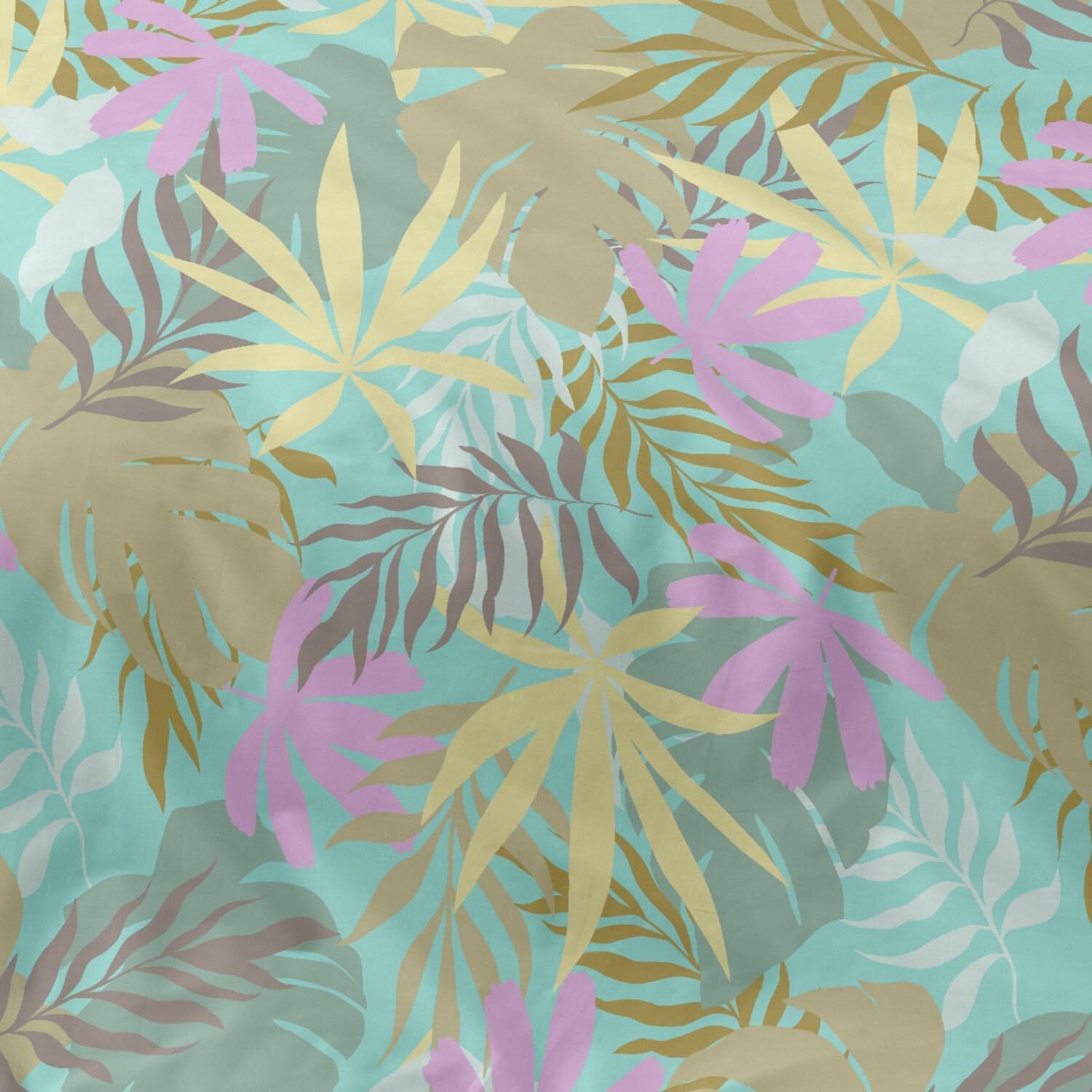 burrito-blanco-tropical-funda-n-rdica-juvenil-turquesa-para-cama-de-135-cm-con-f image 4