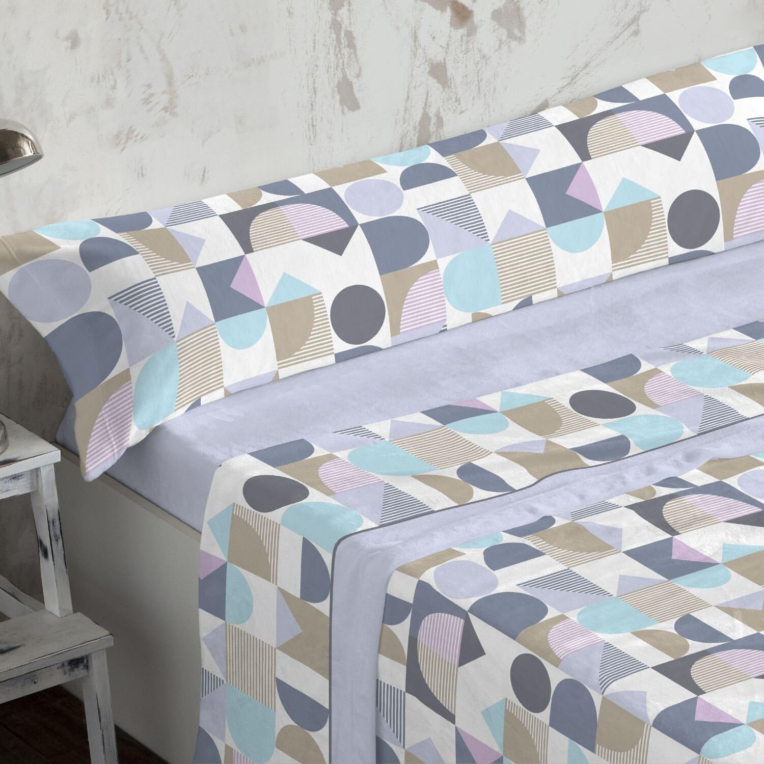 burrito-blanco-juego-de-s-banas-coralina-953-azul-para-cama-de-90x190-200-cm-tej image 7