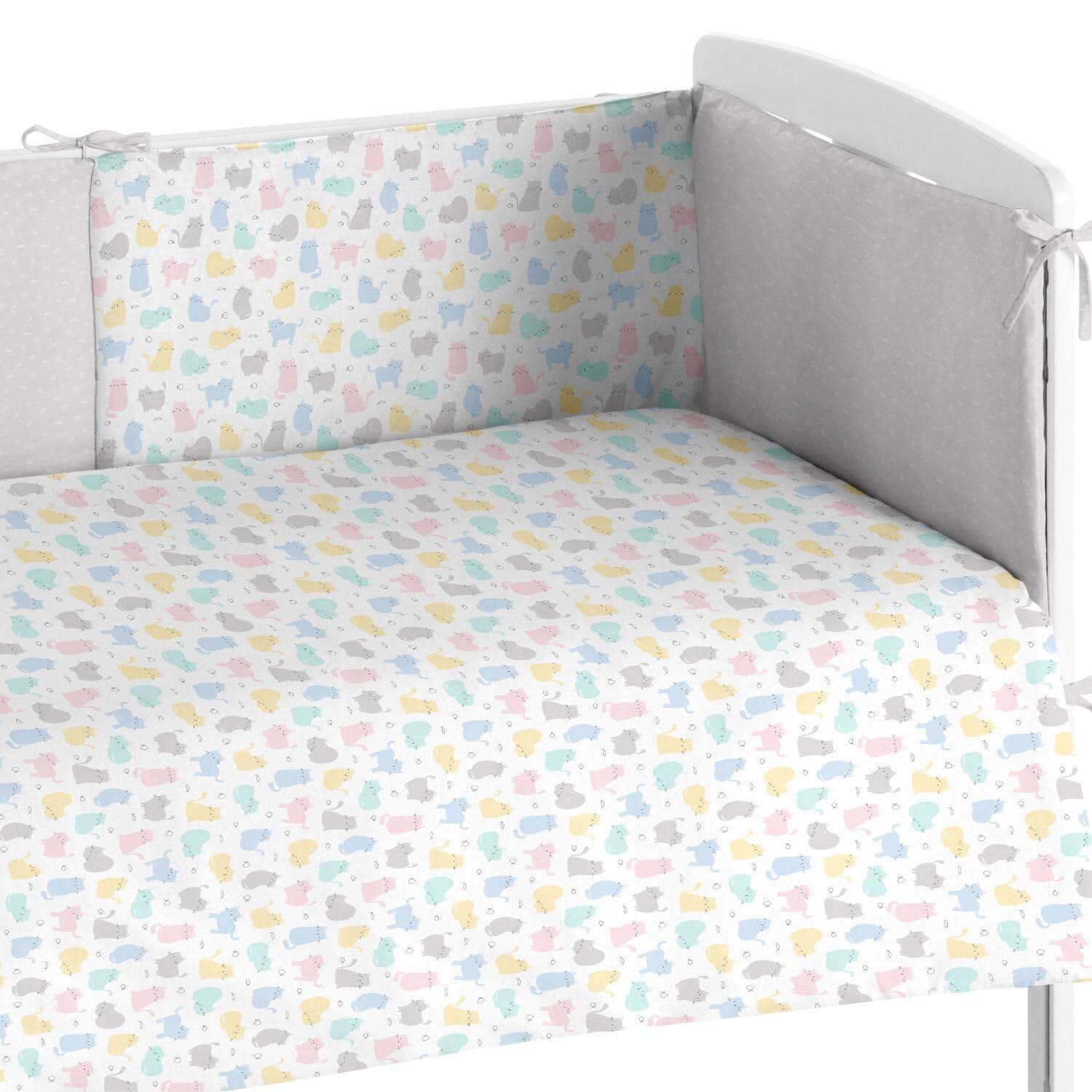 burrito-blanco-edred-n-cuna-60-chichonera-gatitos-multicolor-relleno-200-g-m-100 image 1