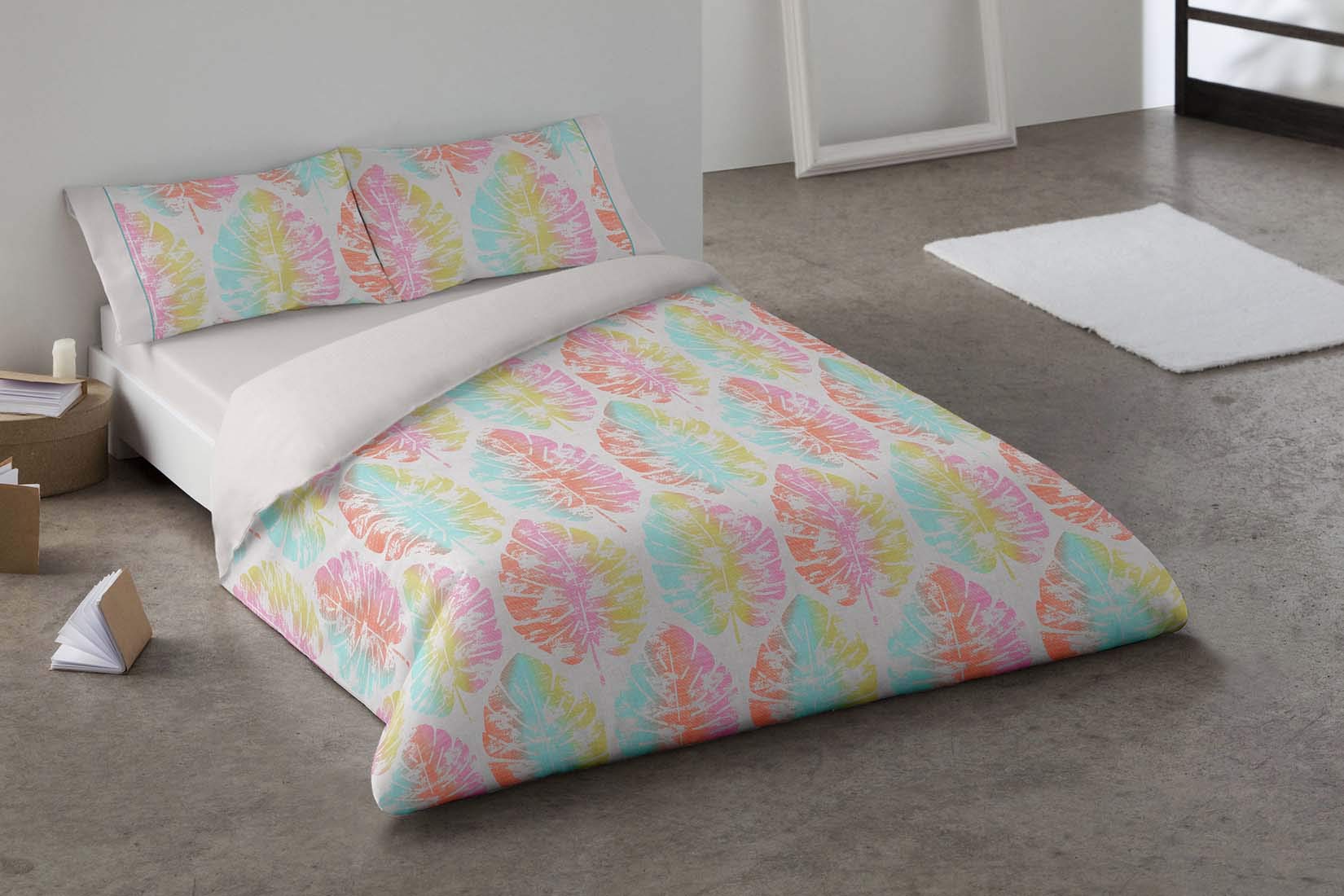 burrito-blanco-juveniles-111-multicolor-juego-de-funda-n-rdica-estampada-para-ca image 1