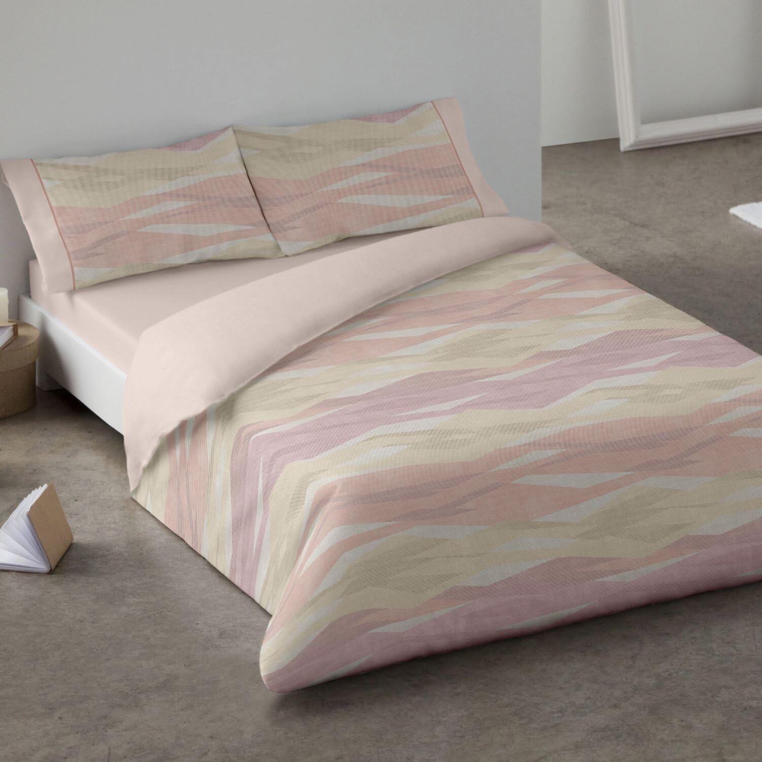 burrito-blanco-juego-de-funda-n-rdica-028-teja-estampada-para-cama-de-135-cm-3-p image 3