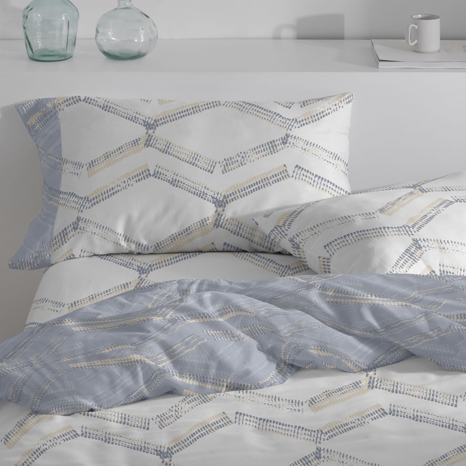 burrito-blanco-035-azul-juego-de-funda-n-rdica-moderna-reversible-para-cama-de-1 image 3