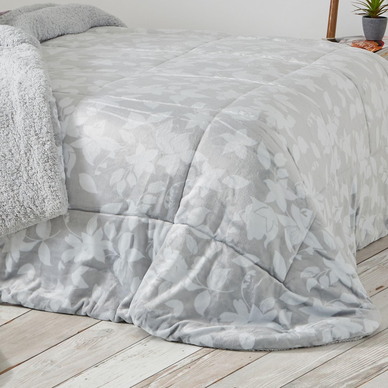 burrito-blanco-edred-n-n-rdico-gris-y-blanco-con-borreguillo-para-cama-de-90-cm- image 2