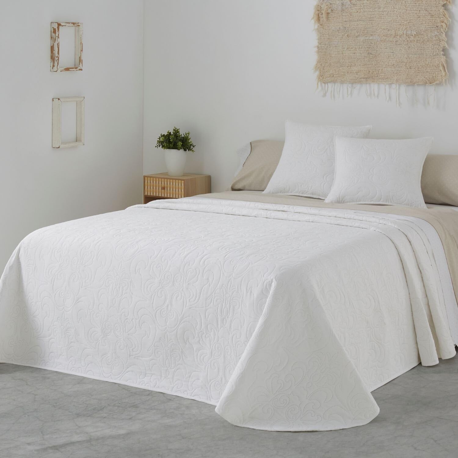 burrito-blanco-colcha-veraniega-cama-90-beige-100-poli-ster-cotton-touch-ligera- image 6