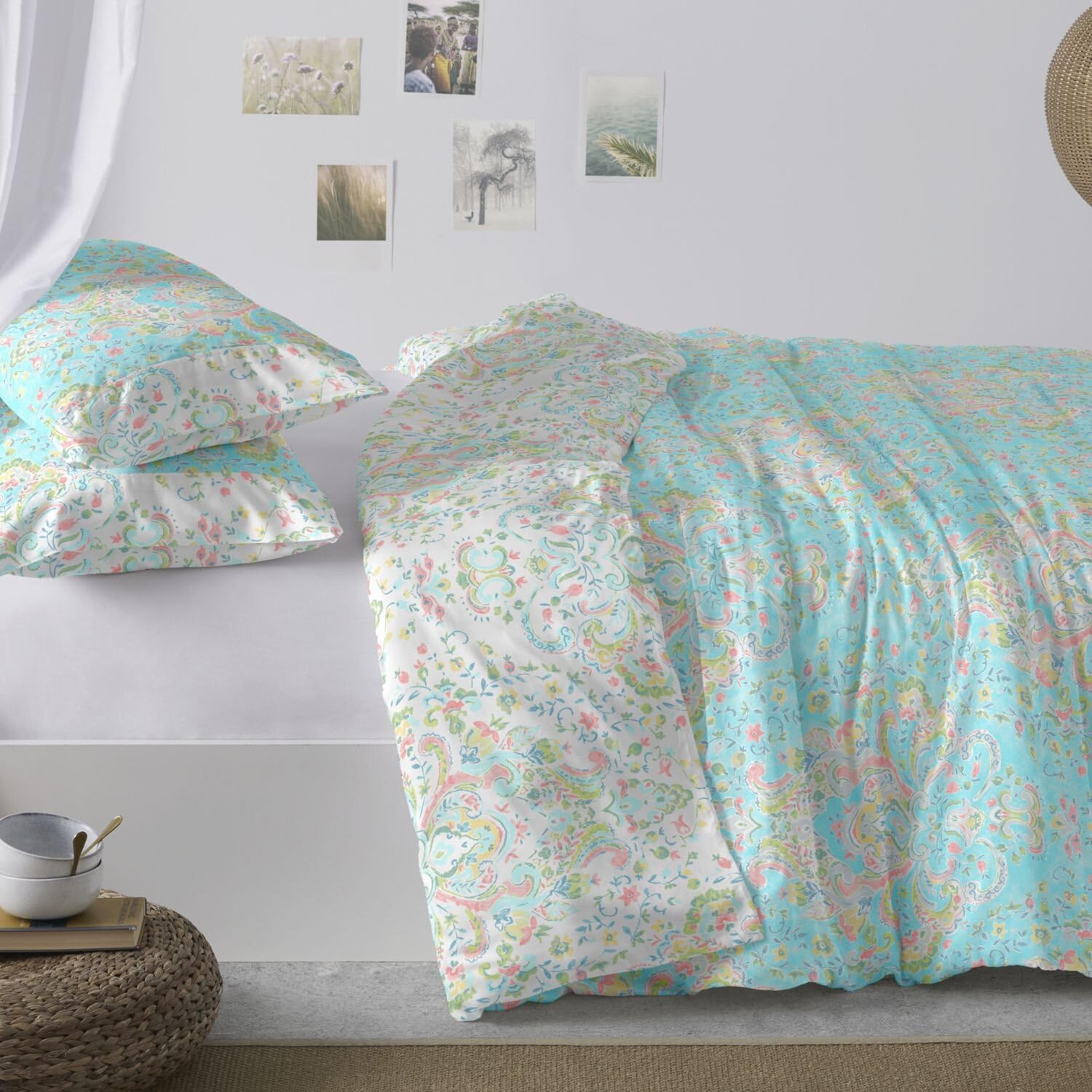 burrito-blanco-funda-n-rdica-juvenil-118-agua-para-cama-de-135-cm-estampado-orna image 4