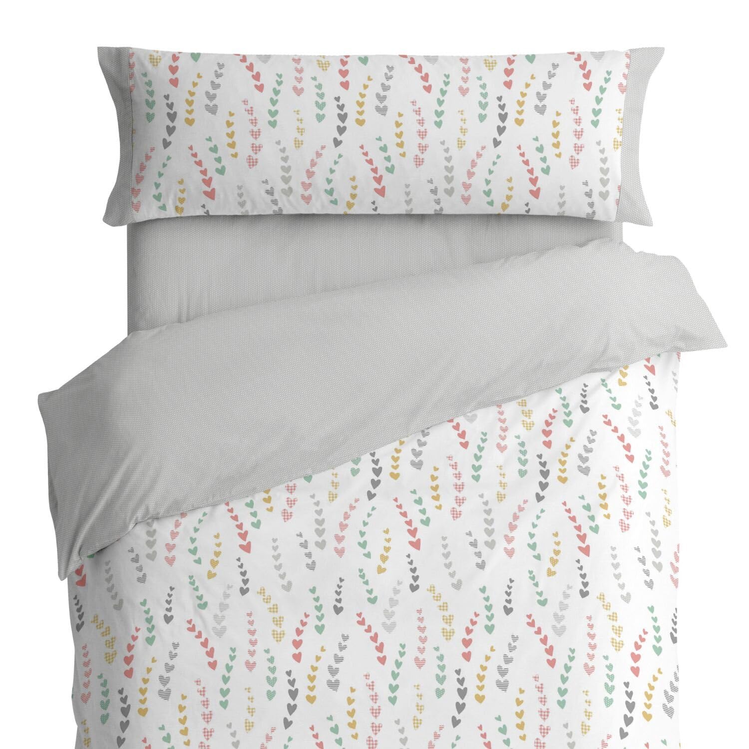 burrito-blanco-juego-de-funda-n-rdica-infantil-170-para-cama-de-90-cm-estrellas- image 3